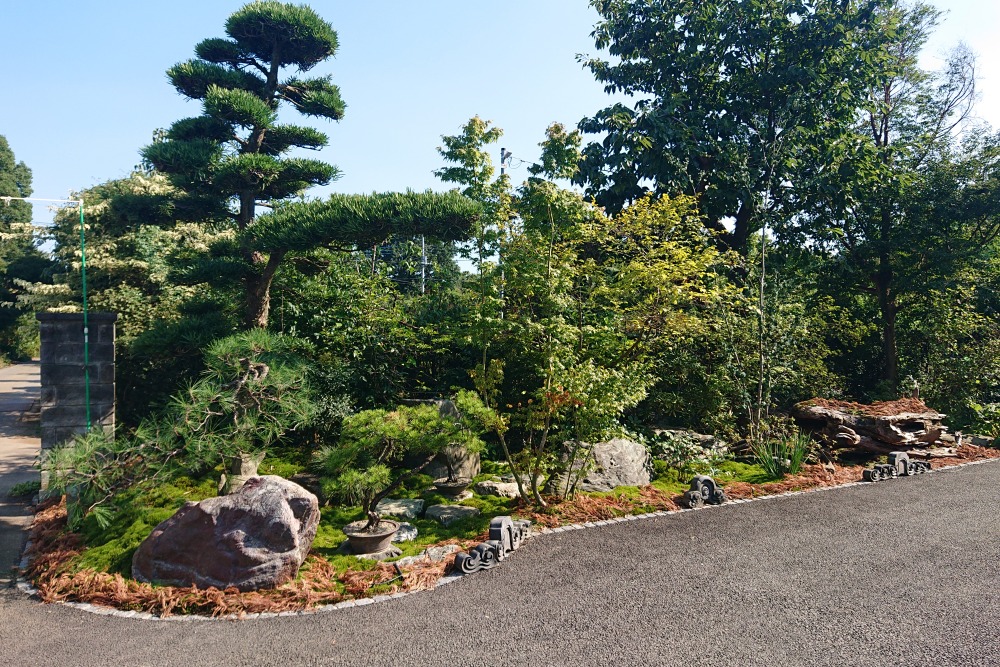 和洋庭園造り